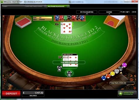 Blackjack Privee 888 Casino